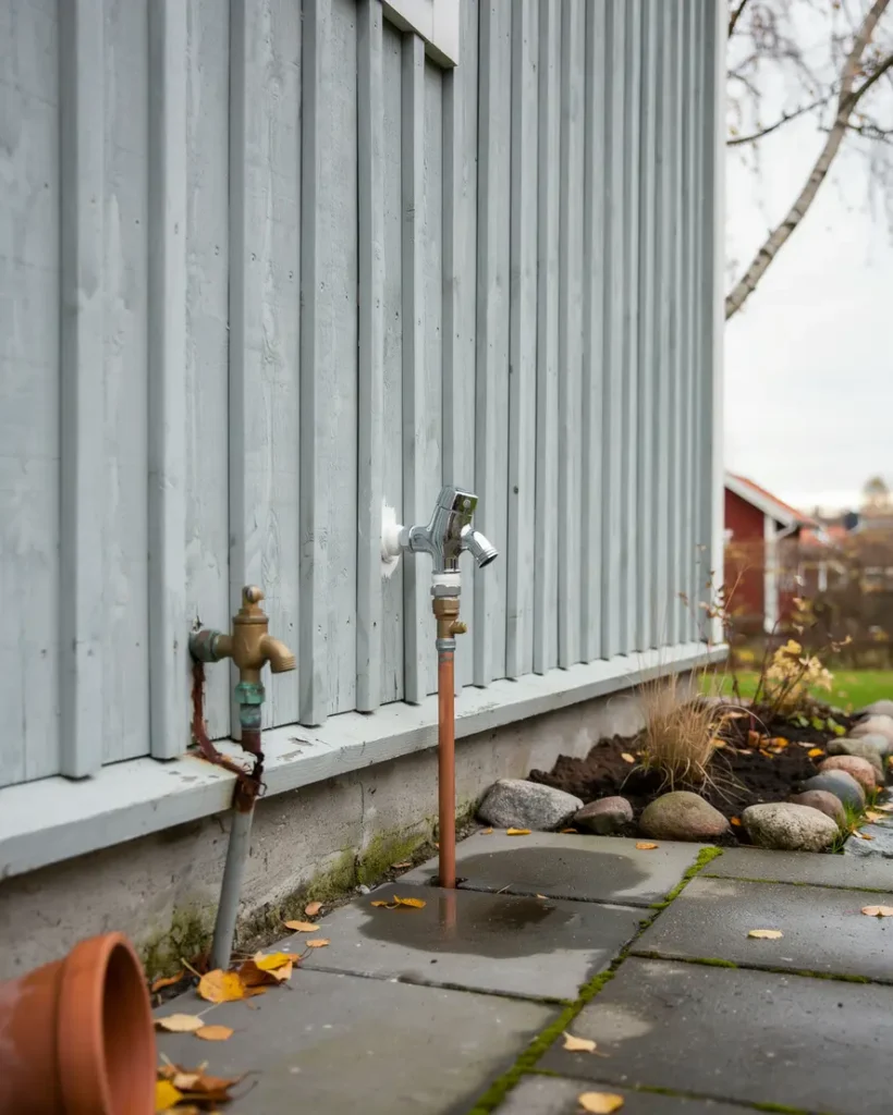 byta vattenutkastare eller tr dg rdskran s undviker du l ckor frostspr ngning och on diga kostnader